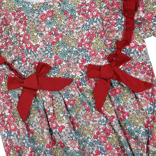 Vista 4 de Peleles de algodón con volantes para bebé, ropa de primavera y verano, overcross