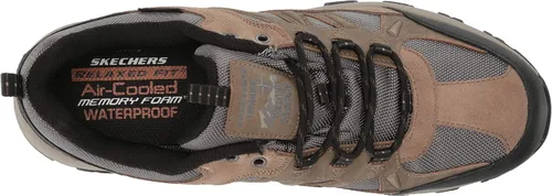 Vista 5 de Skechers Tenis de senderismo Oxford Selmen-enago Trail para hombre Bronceado 8-13