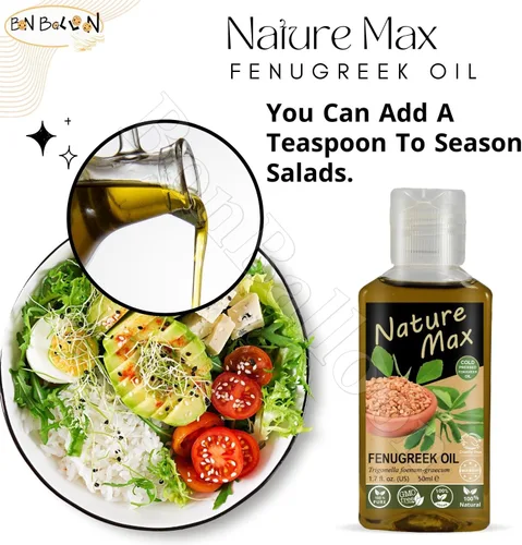 Vista 8 de bonballoon Nature Mix Aceite esencial de fenogreco orgánico natural sin diluir puro para el crecimiento del cabello, cuidado de la salud de la piel