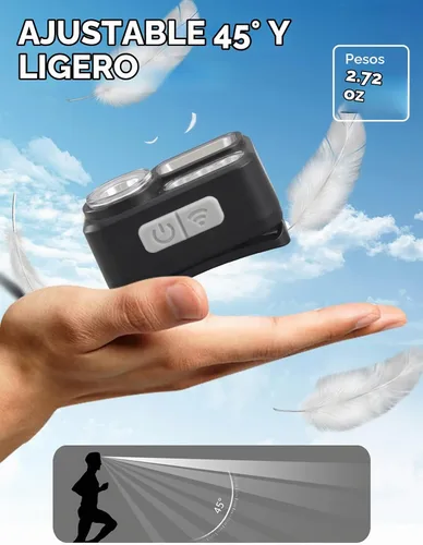 Vista 6 de Paquete de 2 faros delanteros con sensor de movimiento 4 en 1, 500 lúmenes