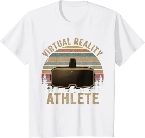 Vista 51 de Virtual Reality Athlete for VR Gamers Camiseta Asphalt Grey