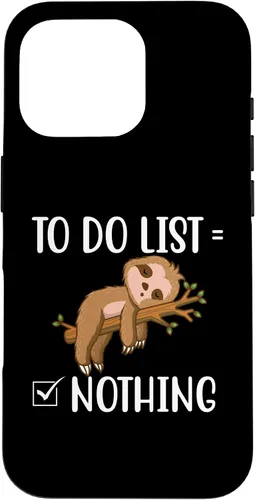 Vista 19 de To Do List - Sleeping Sloth Wildlife Animal Lover Zookeeper Case for iPhone 15