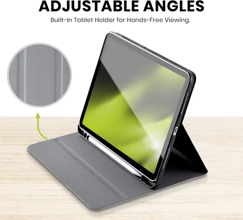 Vista 4 de Head Case Designs Airedale Terrier - Funda para iPad Air (2020), diseño de raza de perro