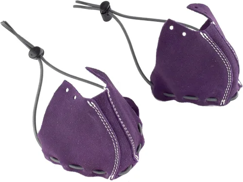 Vista 3 de WIFA - Gorras protectoras para patines - Punteras de cuero, protectores con cordón de goma, patines de ruedas, Derby