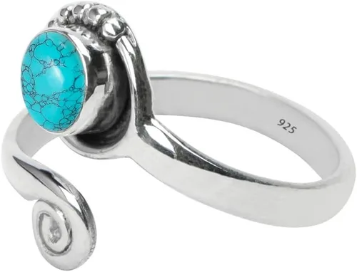 Vista 51 de Anillo de dedo del pie de piedra preciosa de plata de ley 925, joyería para el cuerpo, anillo de dedo del pie de la mano de la mano de la piedra