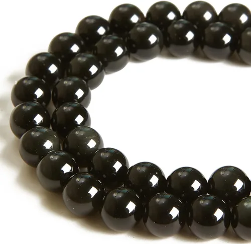 Vista 30 de 60 piezas de cuentas de turquesa africana natural de 6 mm, cuentas de piedras preciosas naturales, cuentas sueltas redondas para hacer joyas