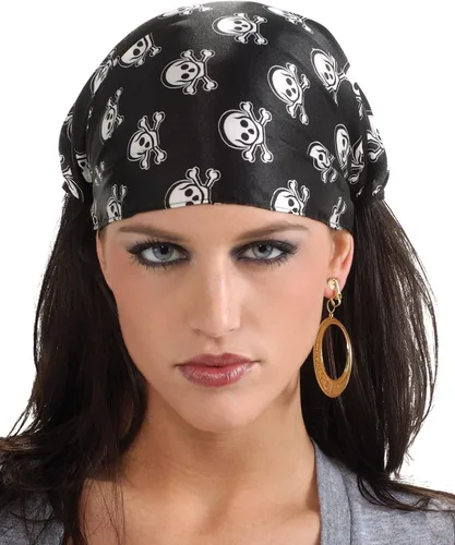 Vista 2 de Rubie's Costume Co - Disfraz de pirata bandana, Negro