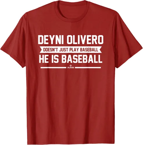 Vista 3 de Camiseta de equipo para fanáticos del béisbol He is Baseball Deyni Olivero Prospect