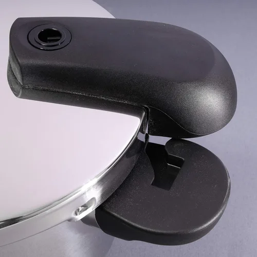 Vista 7 de Pearl Metal H-5434 - Olla a presión con una sola mano, 6.6 gal (2.5 L), compatible con inducción, acero inoxidable, intercambiable a presión, receta