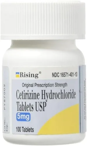 Vista 7 de Rising Pharma - Cetirizina HCL 10 mg - Tabletas anthistamínicas para la alergia estacional- 100 tabletas