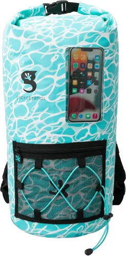 Vista 16 de geckobrands Hydroner - Mochila impermeable de 20 litros, bolsa seca ligera, disponible en 6 colores, Geckoflage océano, M, Viajar