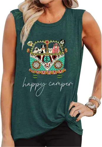 Vista 6 de Camiseta deportiva de verano para mujer, para ir al aire libre, naturaleza, entrenamiento, senderismo, campamento, escalada, viaje por carretera