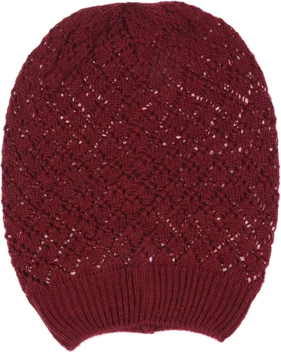 Vista 3 de BYOS - Gorro de punto de ganchillo ligero y holgado para mujer