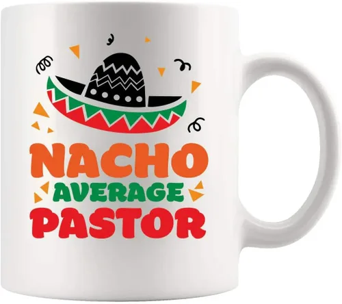 Vista 9 de Nacho Promedio Pastor Divertidos Regalos Pastor Pastor Regalos Ministro Ordenación Predicador Regalos de Apreciación Novedad Vasos Vasos Taza