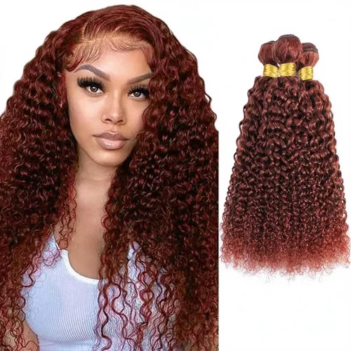 Vista 34 de P1B/99J - Paquetes de cabello humano ondulado de 12 pulgadas P1B/99J Negro Mezclado Con Borgoña BD