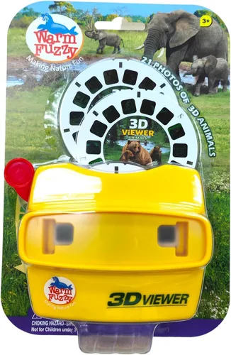 Vista 11 de WARM FUZZY Toys 3D Viewfinder (Aligator) - Visor para niños y adultos, juguetes clásicos, visor de diapositivas, visor de carrete 3D, retro