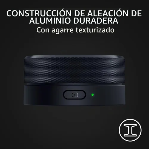 Vista 5 de Razer Wireless Control Pod para Nommo V2 y Leviathan V2, USB y Bluetooth Advanced Audio Control Pod, RGB Light Customization, Rotatable, Clickable