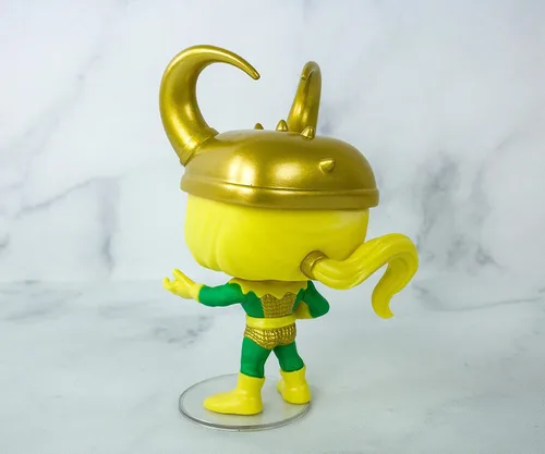 Vista 4 de Funko Pop Marvel Collector Corps 80 años LOKI Primera aparición exclusiva