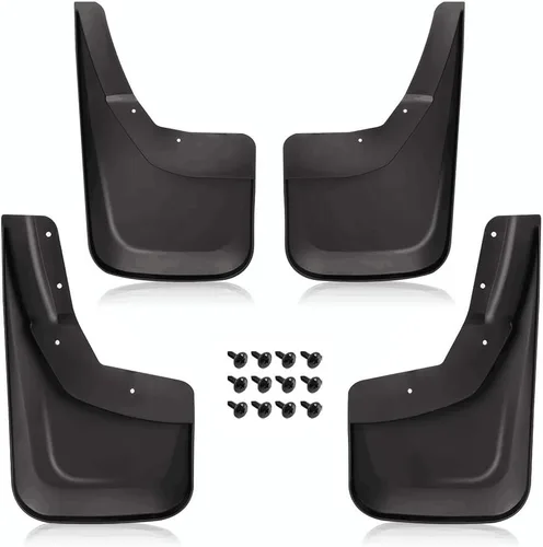 Vista 10 de PIT66 guardabarros moldeados para salpicaduras de lodo, compatibles con Chevy Silverado GMC Sierra 1500 1999-2007, para Sierra 2500 3500 2007-2014
