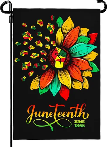 Vista 42 de Bandera de jardín floral de verano (bandera de jardín de águila del 4 de julio)