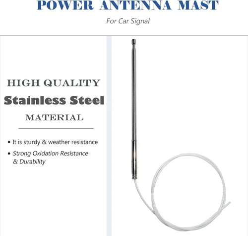 Vista 4 de Anina Reemplazo del mástil de antena de alimentación para Jaguar XJ6-XJ8-XJR-XK8 1993-2008 Mástil de antena de mercado de accesorios para recepción