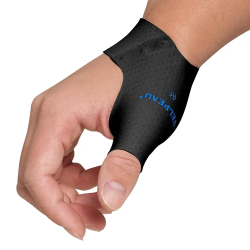 Vista 8 de VELPEAU Manga de compresión para pulgar y muñeca para tendinitis (paquete de 2), tecnología sin costuras, envolturas de guantes para alivio
