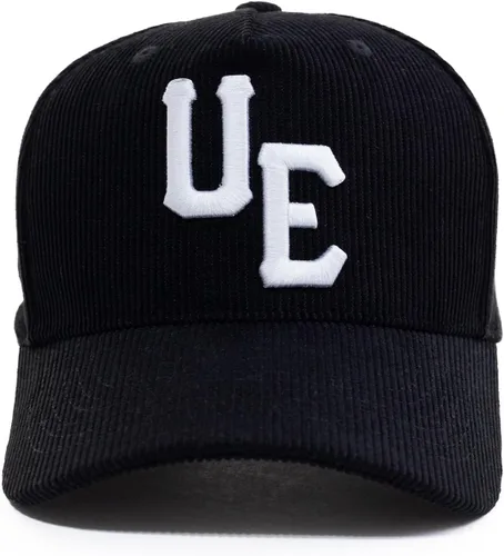 Vista 4 de Urban Effort Specialty Mens Snapback Hat - Curved Brim A Frame Adjustable Trucker Cap for Men and Women negro-pana