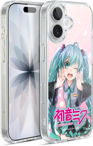 Vista 182 de Head Case Designs Licencia Oficial Hatsune Miku Gráficos Lindos Carcasa de Gel [Protección de Grado Militar] Compatible con Apple iPhone 7