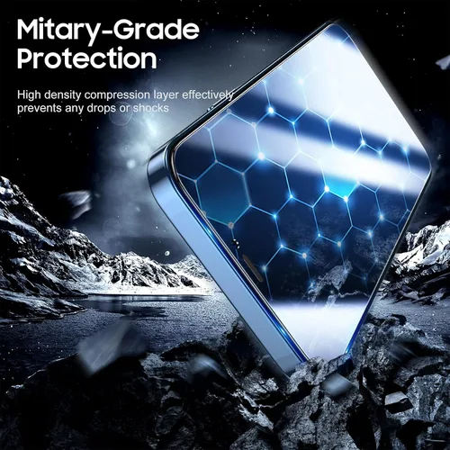 Vista 4 de UniqueMe Protector de pantalla de privacidad para iPhone 12/iPhone 12 Pro