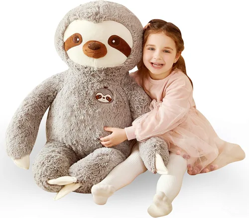 Vista 20 de IKASA Animal de Peluche de Gato Grande Juguete de Peluche, Gatito Gigante Lindo Juguetes Suaves Jumbo, Peluche Enorme de Gran Tamaño Peluche