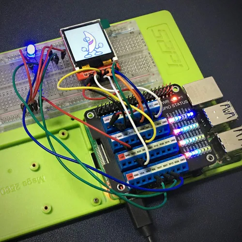 Vista 6 de GeeekPi GPIO - Bloque de terminales de tornillo para Raspberry Pi, módulo de ruptura de placa de expansión GPIO con LED de estado GPIO