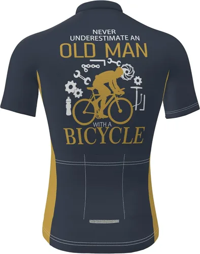 Vista 2 de 074oz Maillot de ciclismo para hombre ciclismo de montaña ciclismo manga corta para hombre Gris oscuro S