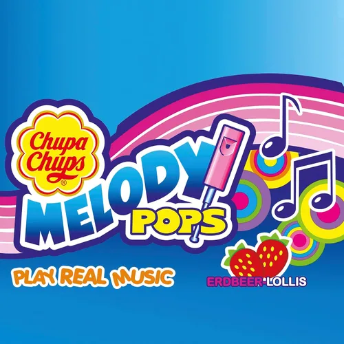 Vista 2 de Chupa Chups ' Melody Pops - Fresa 48 Pack/25.40 oz