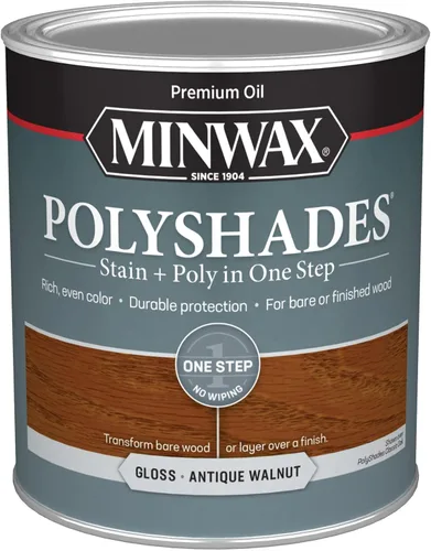Vista 35 de Barniz Minwax 213104444 PolyShades Miel