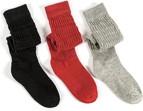 Vista 4 de Century Star Calcetines holgados para mujer, calentadores de piernas súper suaves hasta la rodilla, calcetines para botas para mujer, 9-11