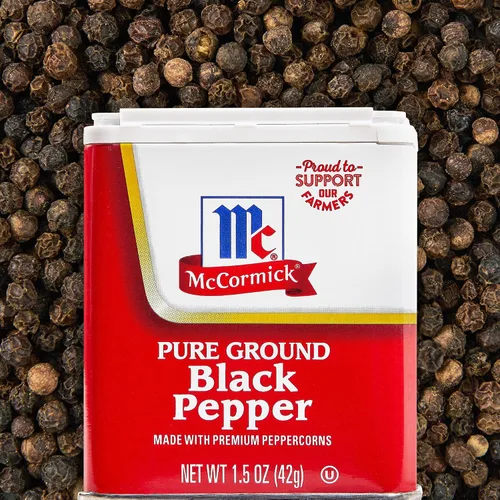 Vista 11 de McCormick Pimienta negra molida pura, 1.5 oz