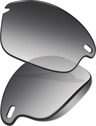 Vista 10 de Lenses Replacement for Oakley Fast Jacket OO9097 71mm Sunglass - Confirm Fit Scratch Resistant Abrigo de espejo negro polarizado