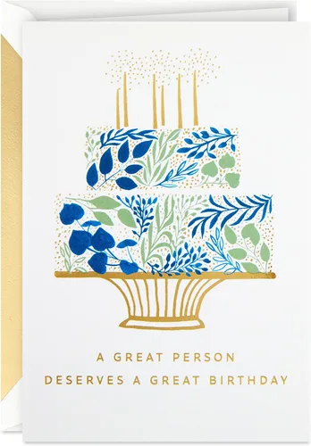Vista 5 de Tarjeta de cumpleaños Hallmark Signature (Grandes deseos de cumpleaños)
