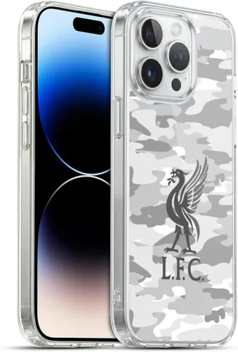 Vista 158 de Head Case Designs Funda de gel con licencia oficial del Liverpool Football Club Away Colourways Crest Camou [protección de grado militar] compatible