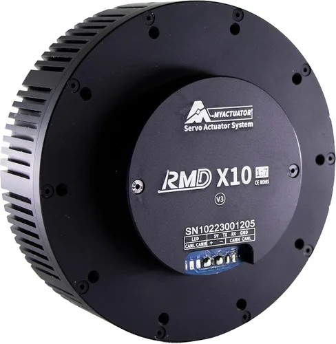Vista 3 de MyActuator Sistema de servo actuador RMD-X10-P7-40-C-N Motor servo CC sin escobillas Codificador dual con controlador MCX500 de alto par para robot