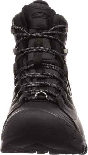 Vista 2 de KEEN Botas de nieve de senderismo para hombre, Negro
