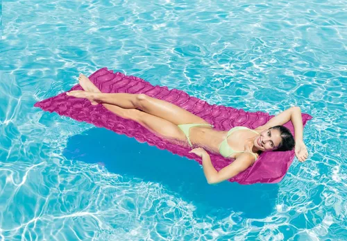 Vista 7 de Intex - Tote-N-Float Wave - Tapete inflable (90 x 34 pulgadas), (los colores pueden variar) (paquete de 2)