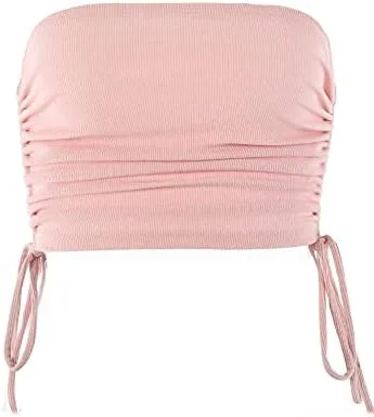 Vista 4 de Hilinker Camiseta sin mangas de verano para mujer, sin mangas, con estampado gráfico de letras, de punto acanalado, básica