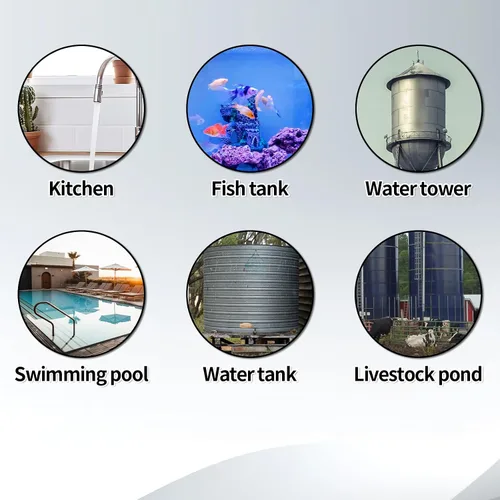 Vista 7 de Kit de válvula de flotador de agua, 1/2 a 3/4 pulgadas de acero inoxidable de alta calidad, apagado automático, sistema de control de nivel