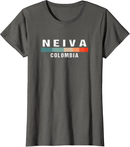 Vista 5 de Camiseta Neiva Colombia City Trip, Negro