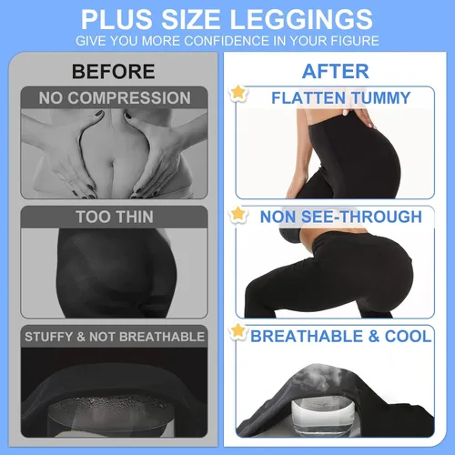 Vista 4 de GAYHAY Leggings con bolsillos para mujer, pantalones de yoga de 1925 pulgadas, cintura alta, control de abdomen, compresión para entrenamiento