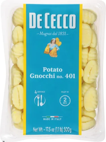 Vista 3 de De Cecco Pasta, papa Gnocchi No.401, 17.5 onzas (paquete de 4)