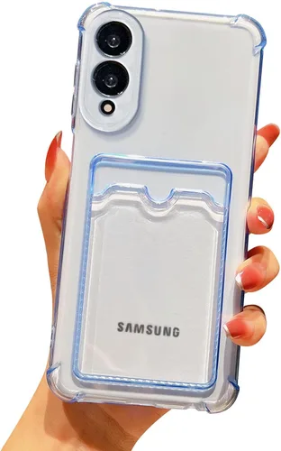Vista 35 de Tuokiou para Samsung Galaxy A16 Funda, Fundas Protectoras Transparentes con Ranura para Tarjetas, Funda Cartera de TPU Suave Ajuste Delgado
