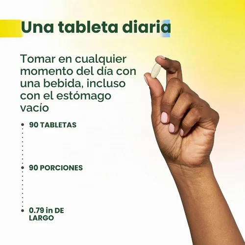 Vista 5 de MegaFood Vitamina D3 1000 UI (25 mcg), salud ósea e inmunológica, 90