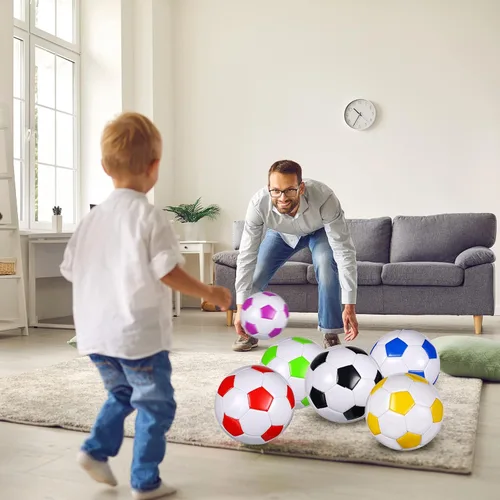 Vista 6 de HyDren Paquete de 24 pelotas de fútbol a granel con bomba, pelotas de fútbol oficiales para exteriores, donación de caridad cristiana, regalos
